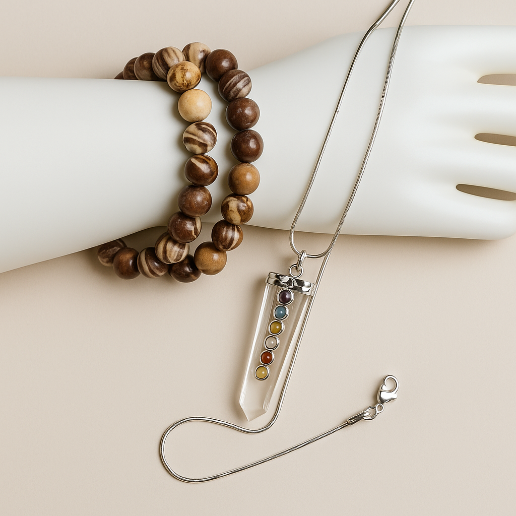 Clarity — Quartz & Jasper Jewelry Set