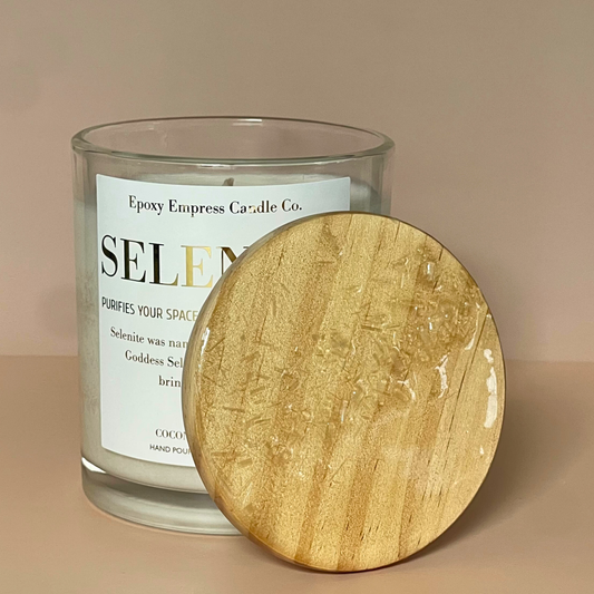 Selenite – Citrus & Wood
