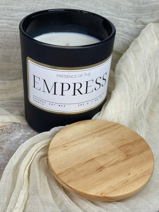 Presence of the Empress Matte Black Candle